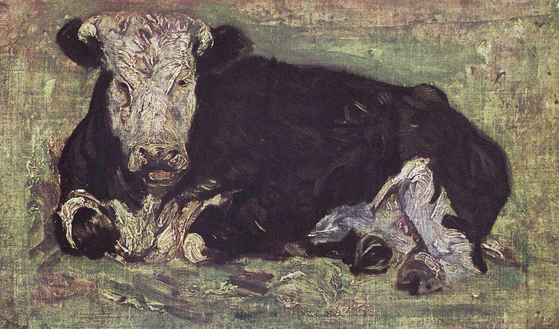 Vincent Van Gogh Liegende Kuh China oil painting art